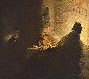 Rembrandt van rijn, The Supper at Emmaus